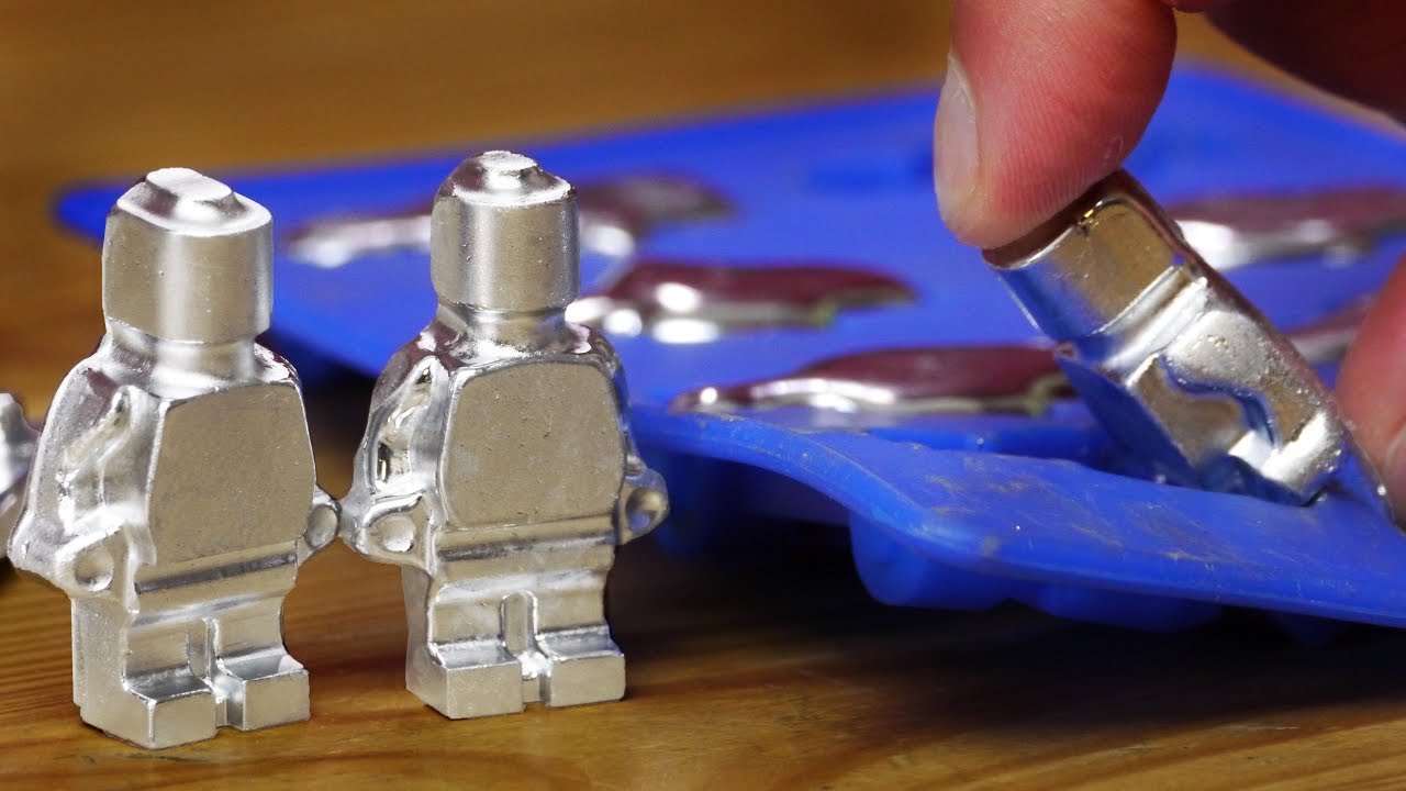 Metalowe figurki w stylu Lego DIY z galu