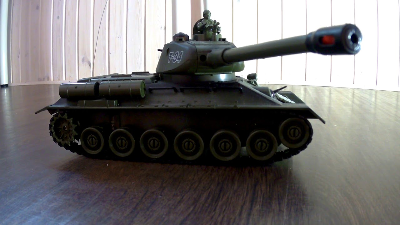 Обзор игрушечного танка Т-34-85 на радиоуправлении