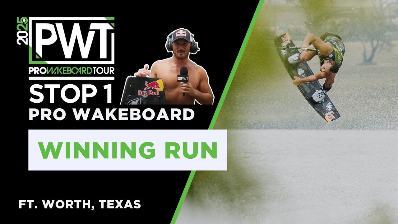 2025 Pro Wakeboard Tour Stop 1 Winning Run: Cory Teunissen