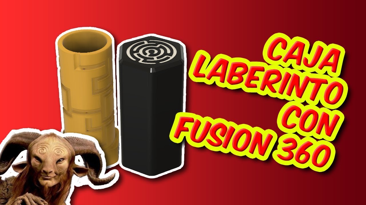 [TUTORIAL]Diseña e imprime tu caja laberinto con Fusion 360 [Maze gift box]