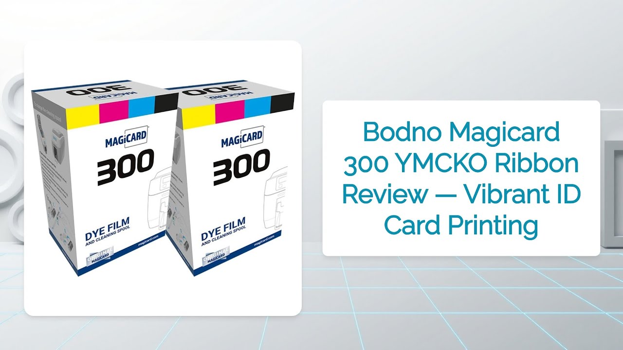 Bodno Magicard 300 YMCKO Ribbon Review &mdash; Vibrant ID Card Printing
