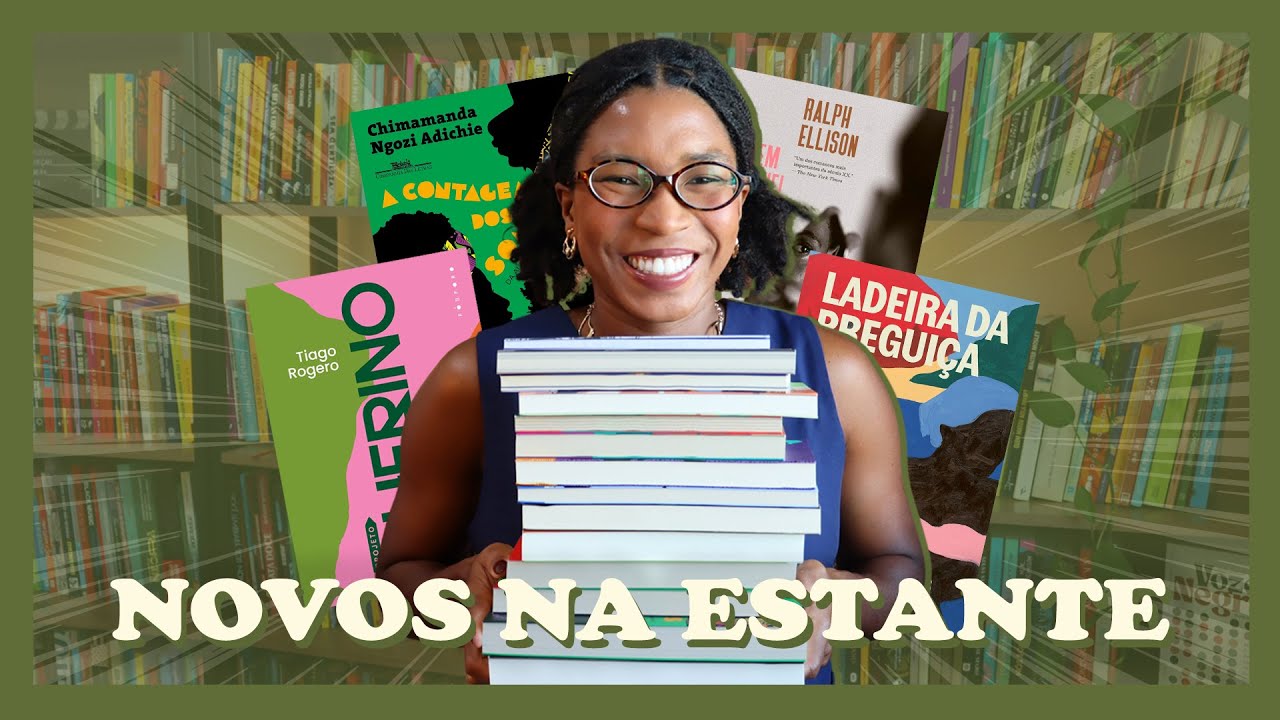 Livros novos na estante | Impressões de Maria