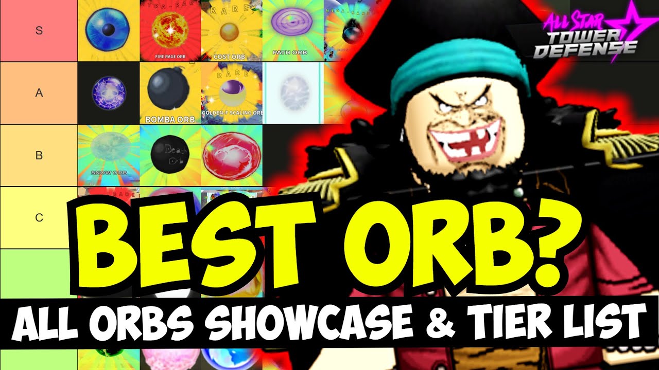 Best Orb in ASTD? All Orbs Showcase & Tier List (All Star Tower Defense)