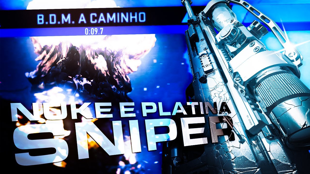 PEGUEI um NUKE e PLATINA nas SNIPERS do MWII e até que não SOFRI..