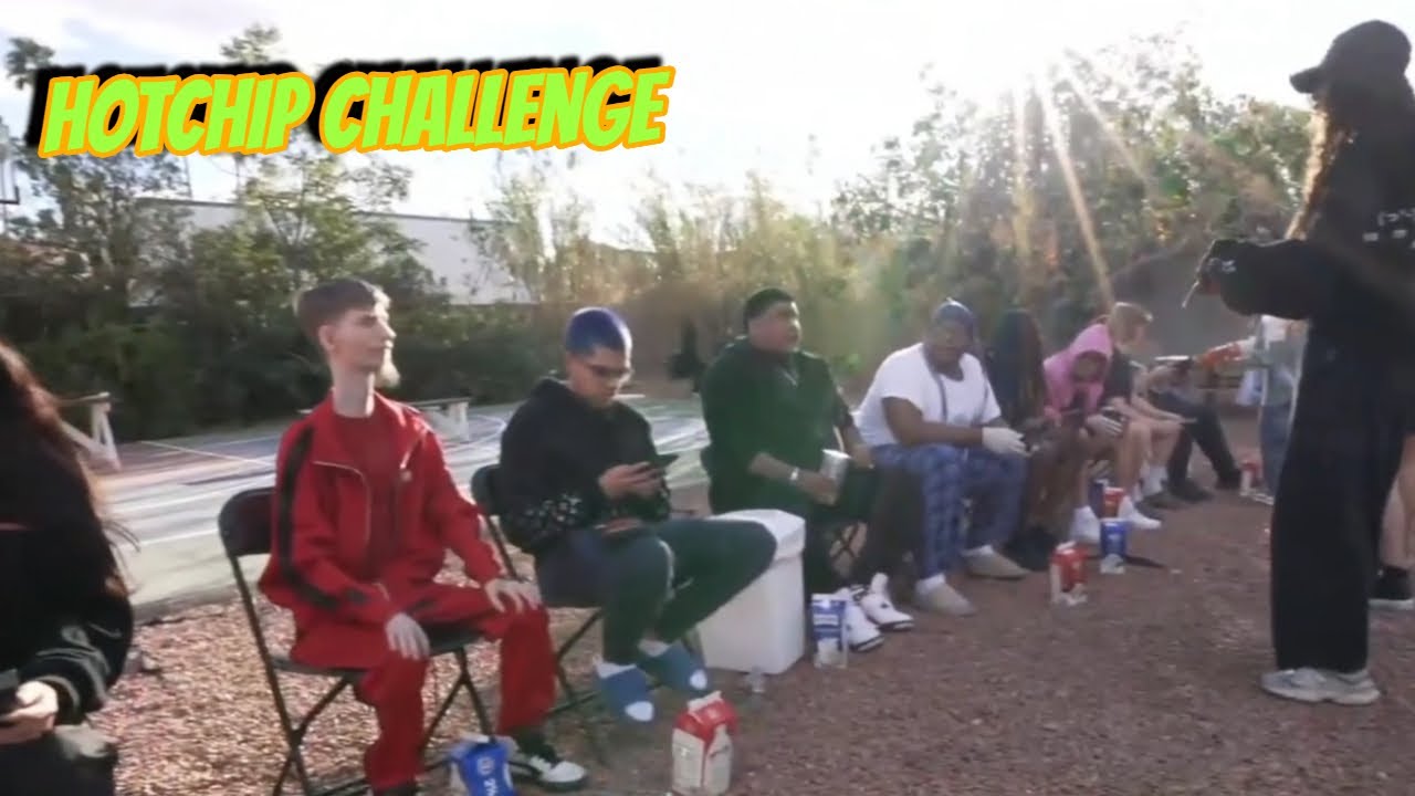 N3on & The Content House do the Hot Chip Challenge (N3on's 30 Day Challenge)