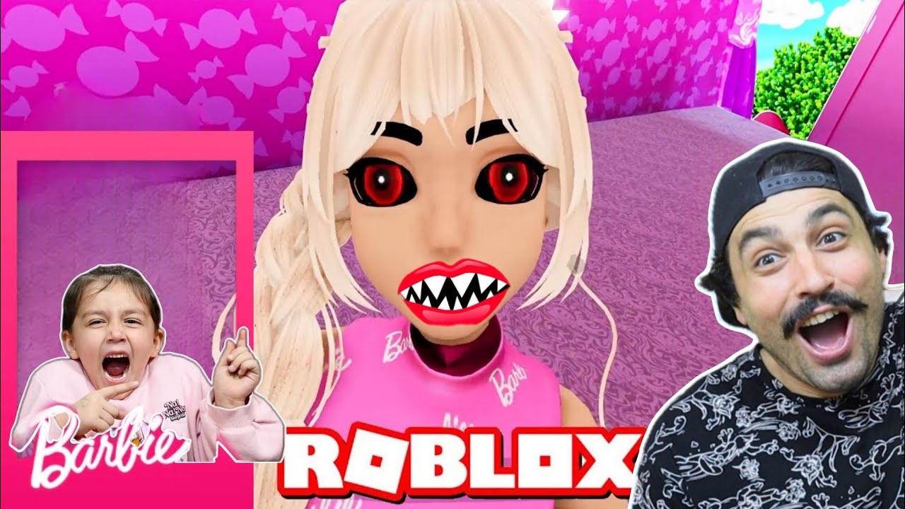 KORKUNÇ ÇİRKİN BARBİE BEBEKDEN KAÇIYORUZ 😱ROBLOX ESCAPE EVIL BARBIE OBBY!