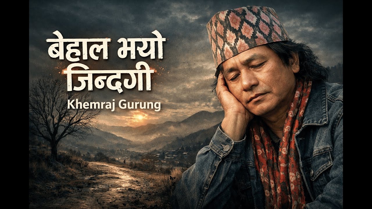 Khemraj Gurung -  Behal Bhayo Jindagi Yo |  Official Lyrical Video