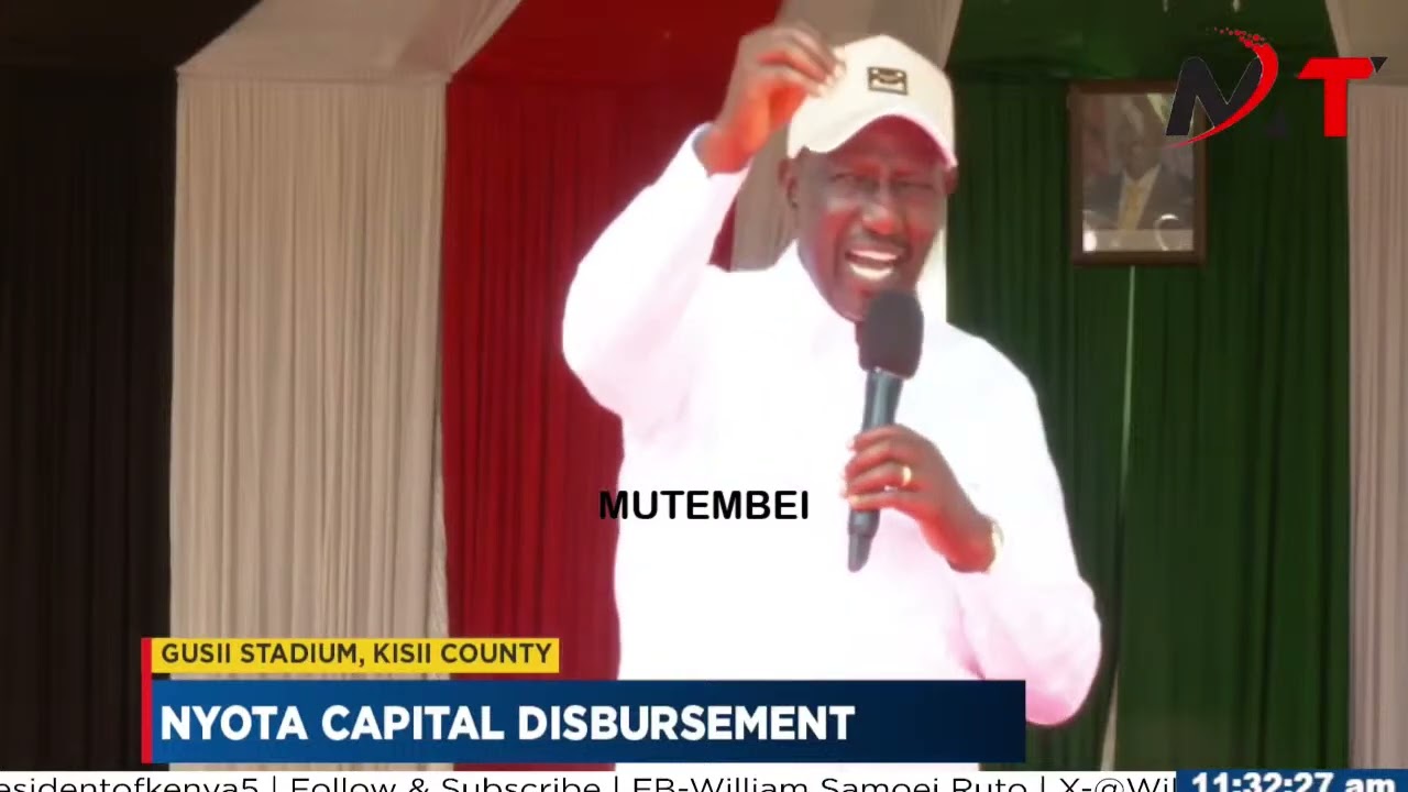 RUTO ADDRESSING YOUTHS IN KISII DESTROYING OPPOSITION BADLY!!!