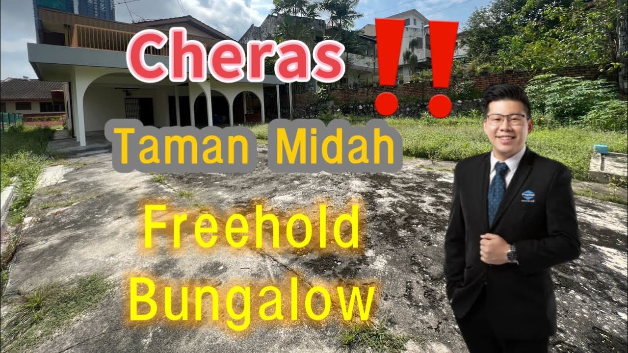 Taman Midah@Cheras 华人区 2层Bungalow独立式|6000方尺超大的家