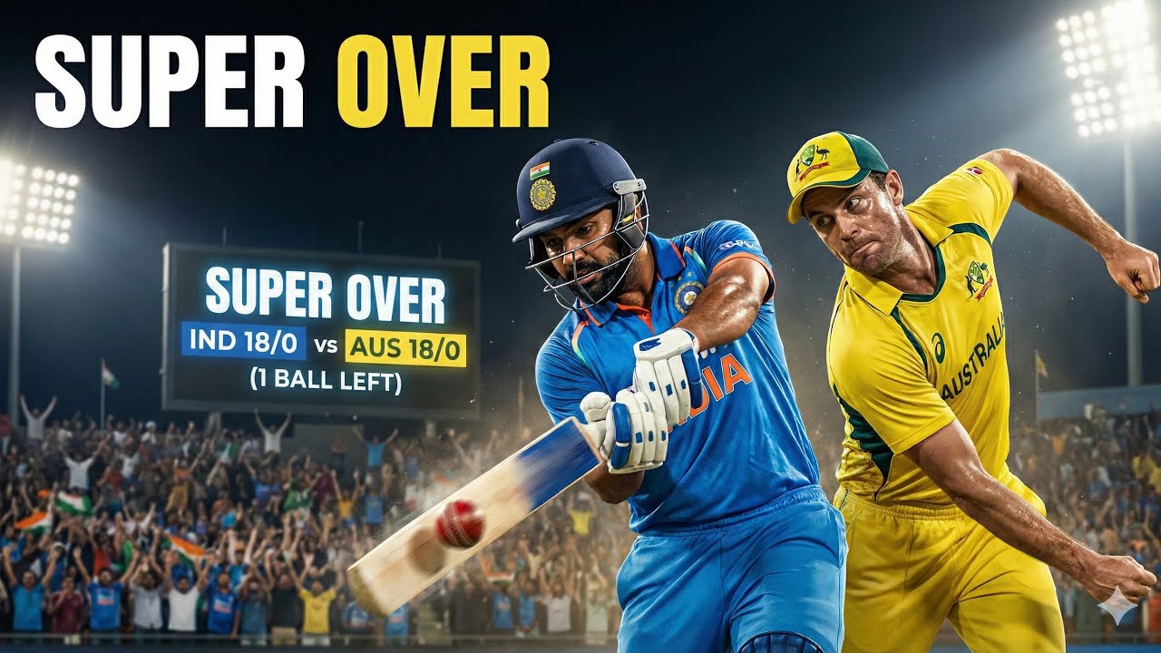 India vs Australia Super Over Thriller | T20 World Cup Epic Finish 