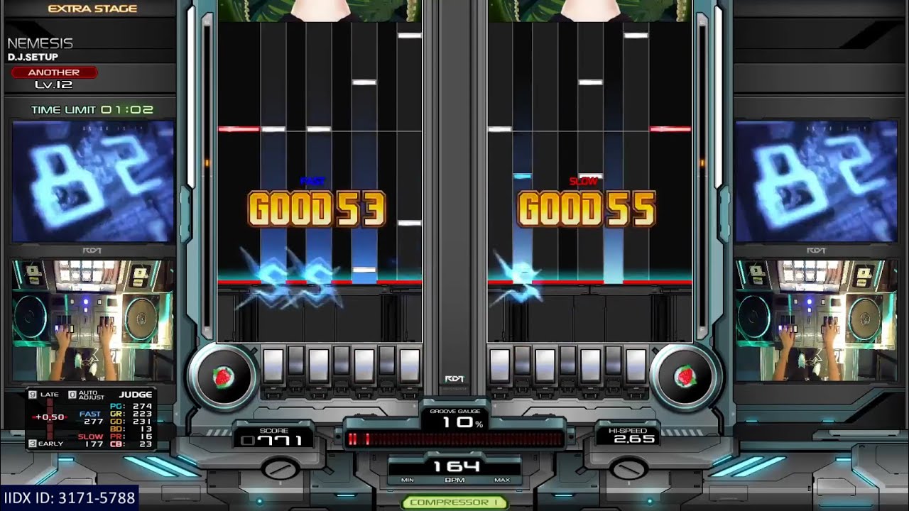 【IIDX DP】 NEMESIS (DPA) 【HARD, 47th】