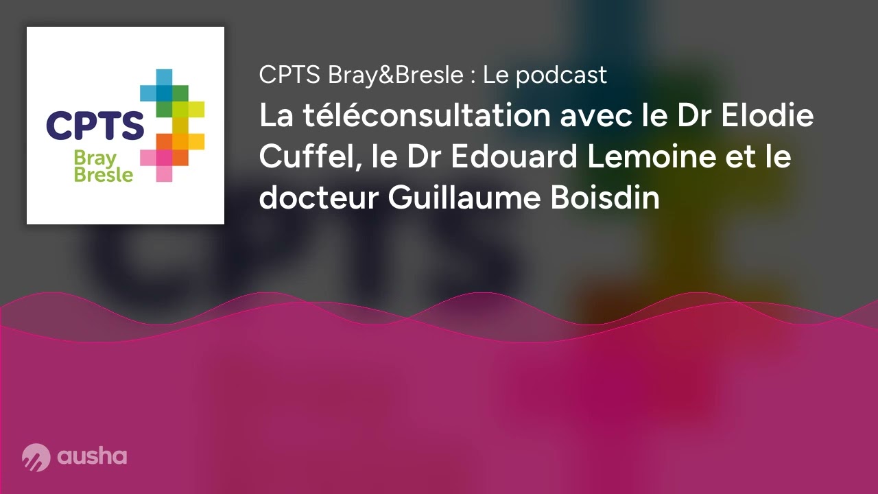 La téléconsultation avec le Dr Elodie Cuffel, le Dr Edouard Lemoine et le docteur Guillaume Boisdin