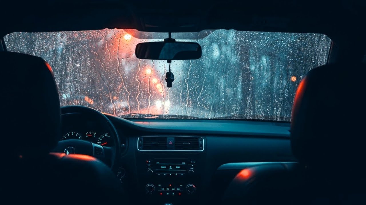 Sleeping Peacefully in the Car During a Rainy Night | Cozy Rain Sounds for Deep Sleep