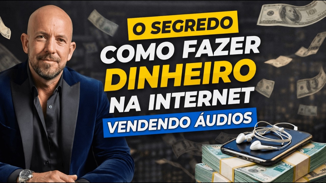 O SEGREDO COMO FAZER DINHEIRO NA INTERNERT VENDENDO ÁUDIOS