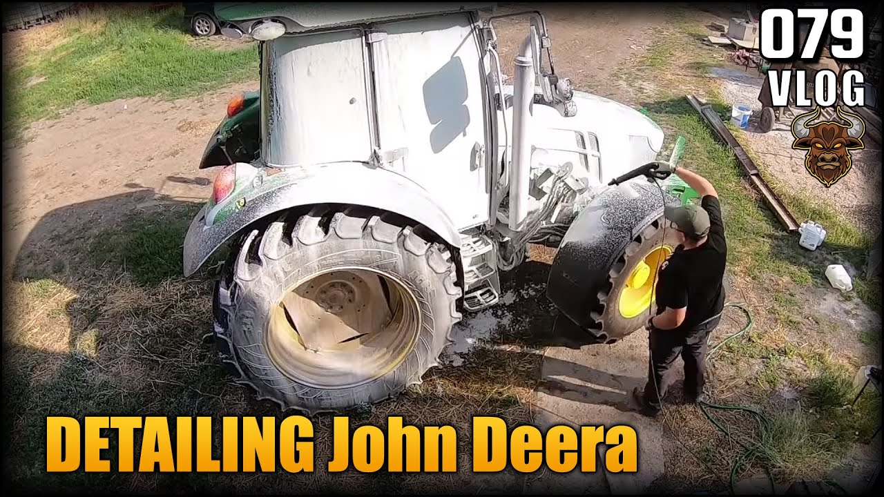 Mycie i sprzątanie John Deere'a. Żniwa czuć już w powietrzu | Vlog #79