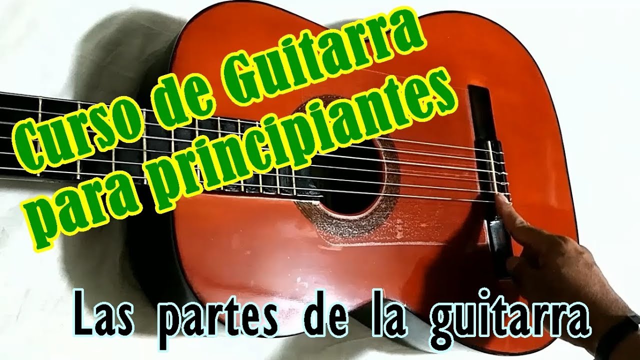 PARTES DE LA GUITARRA ACÚSTICA - guitarra española - partes de la guitarra clásica