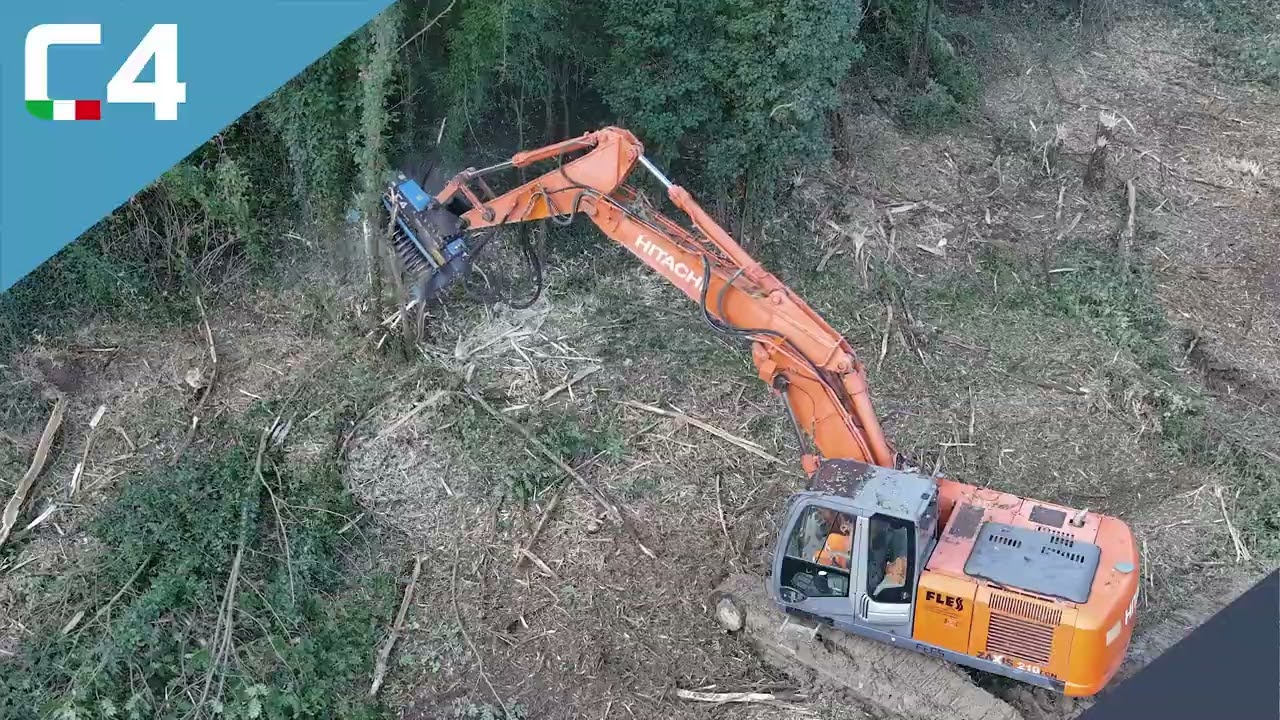 FFH120L - TRINCIA FORESTALE PER ESCAVATORI 14-25 TON / HYDRAULIC MULCHER FOR EXCAVATORS 14-25 TONS