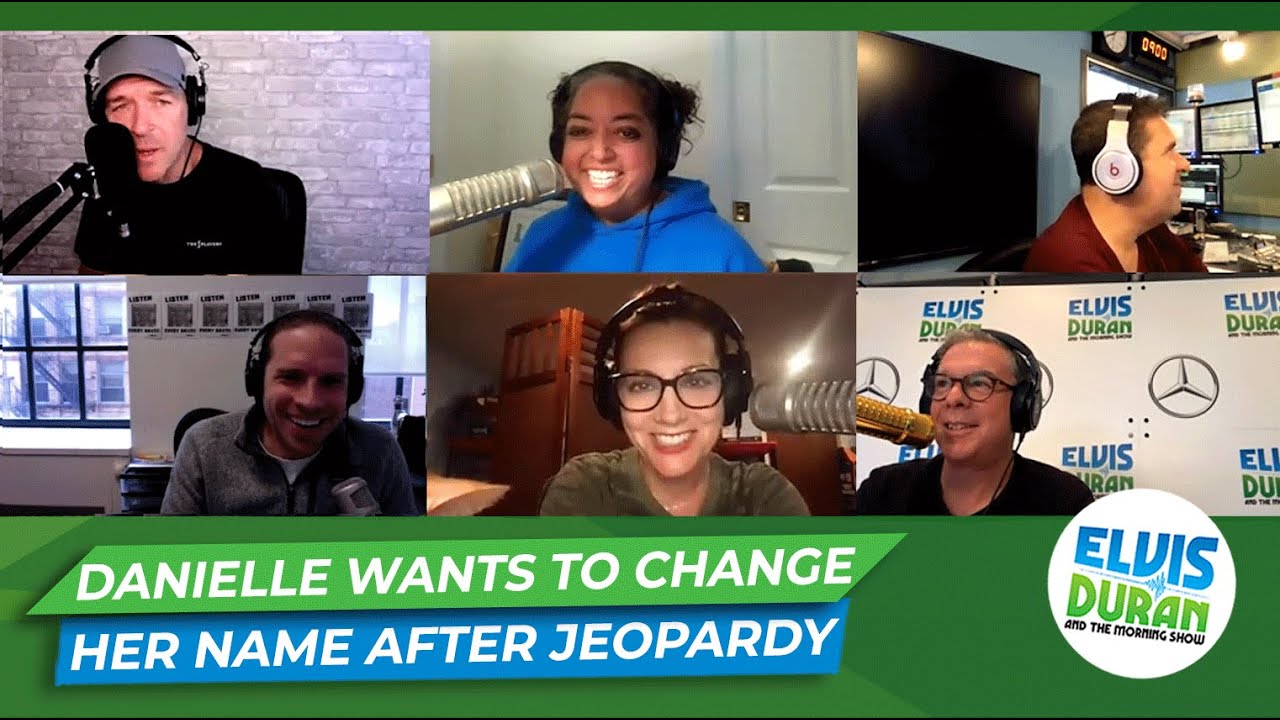 Danielle Wants To Change Her Name After This Game Of Jeopardy | Elvis Duran Exclusive
