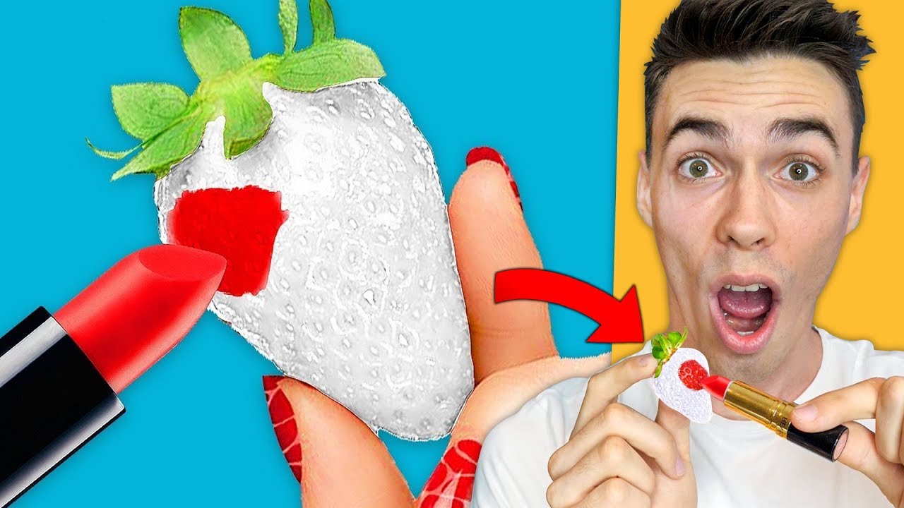 NIEMOŻLIWE LIFE HACKI Z OWOCAMI! 🍓