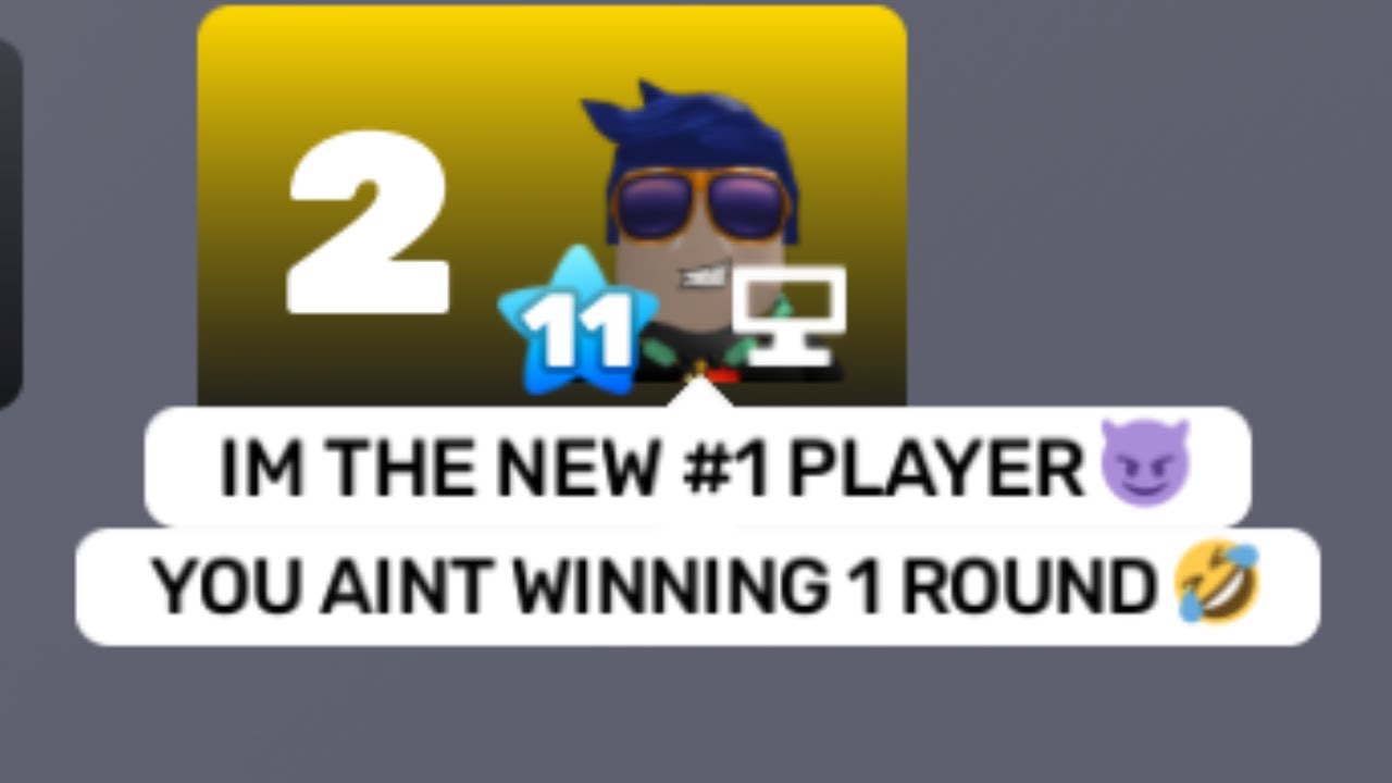When your opponent is the 