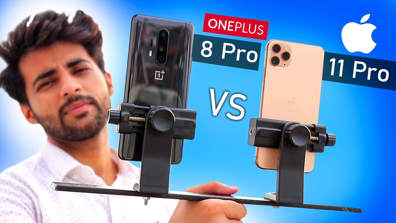 OnePlus 8 Pro Vs iPhone 11 pro max - Camera Comparison !! 🔥