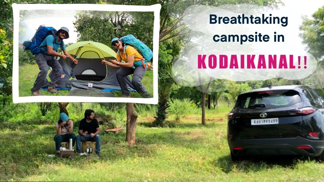 Offbeat Camping in Kodaikanal |Spice Valley Campsite| Unexplored| Harrier Dark 2021| Long Drive|Tent