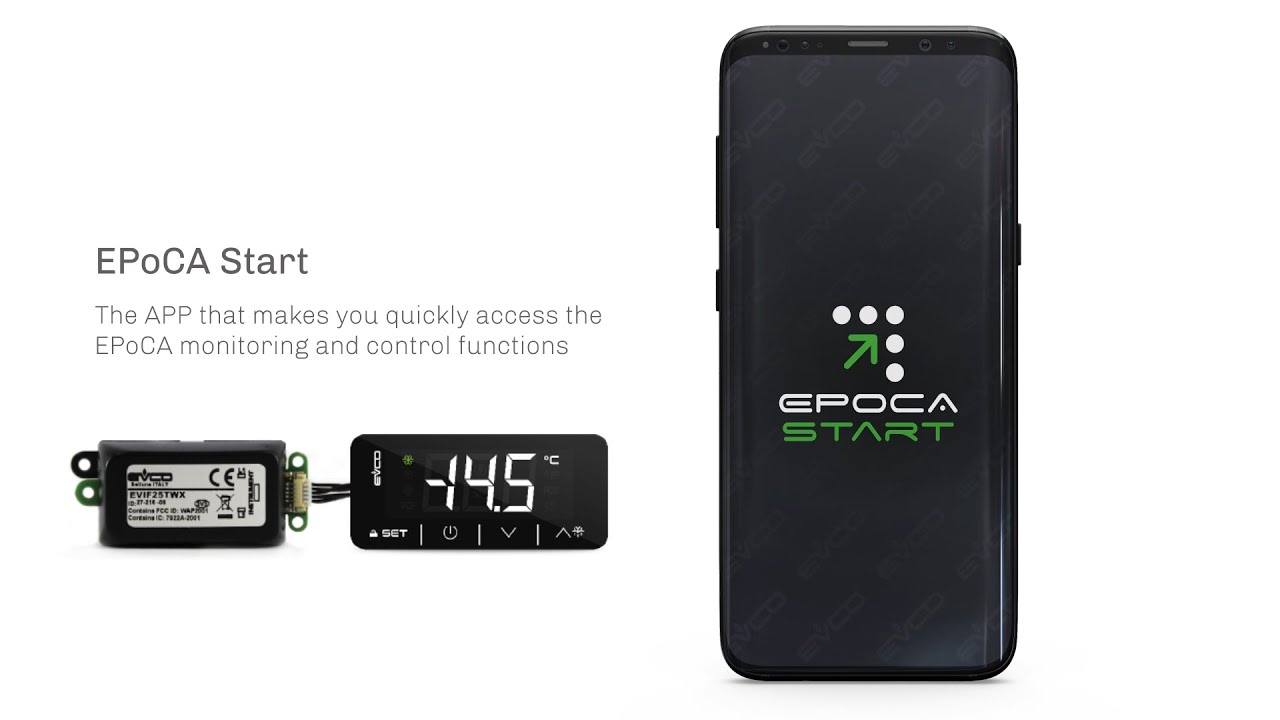 EPoCA Start - The APP that makes you quickly access the EPoCA monitoring and control functions