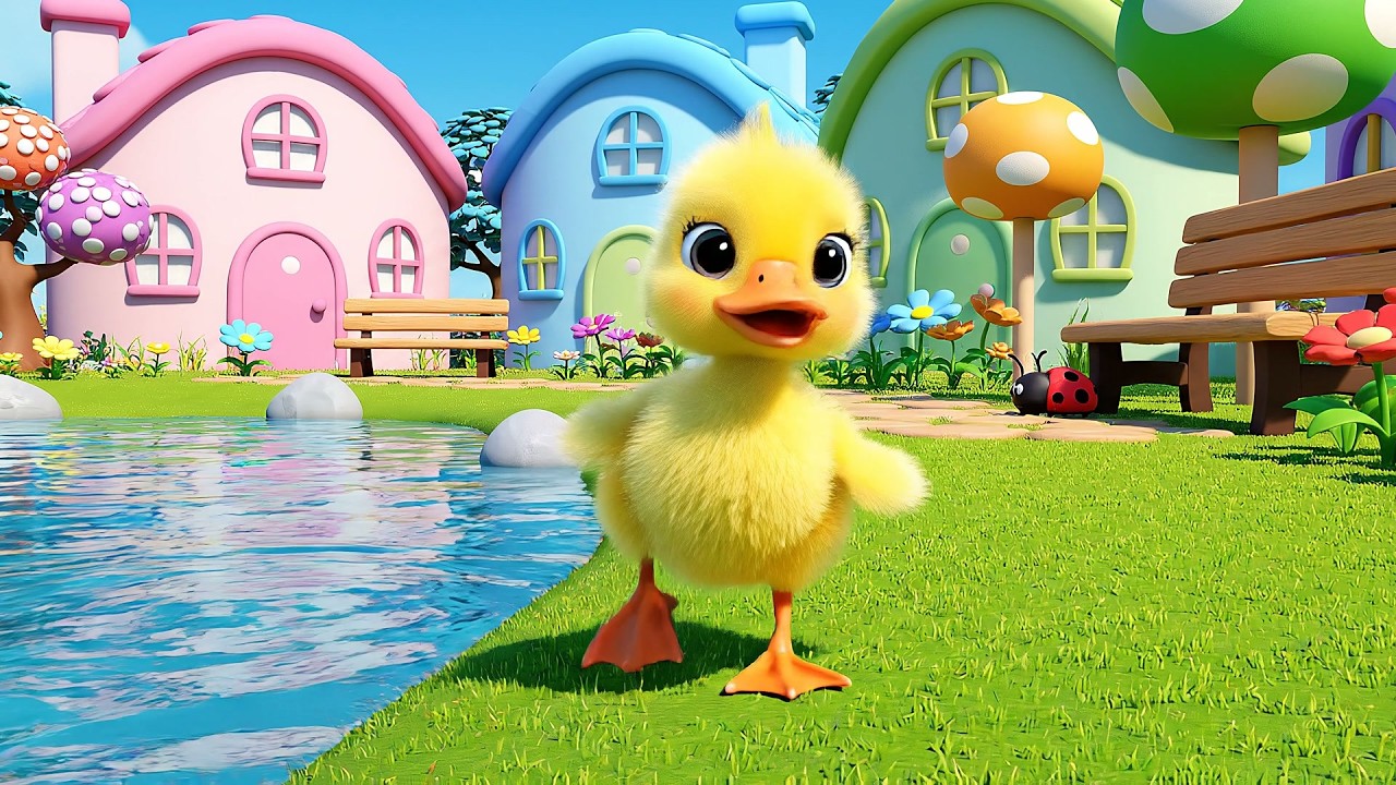 Baby Duck Quacks Quack Quack Quack | Fun Pond Adventure & Nursery Rhymes