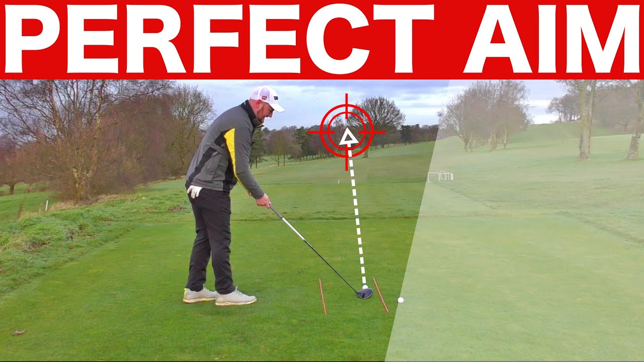 How To Aim Correctly Everytime In Golf - SIMPLE GOLF DRILL