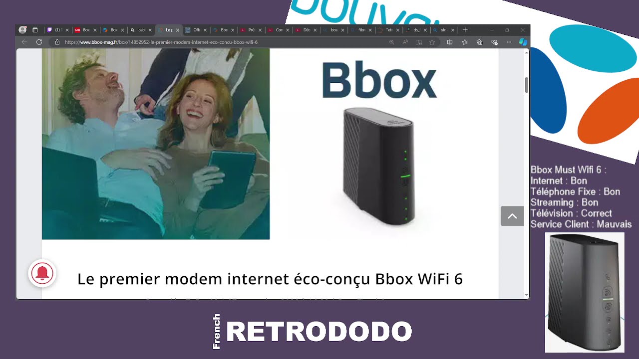 Le test v&eacute;rit&eacute; - Bbox Must Fibre Wifi 6 de chez Bouygues T&eacute;l&eacute;com - Astuces installation &agrave; domicile