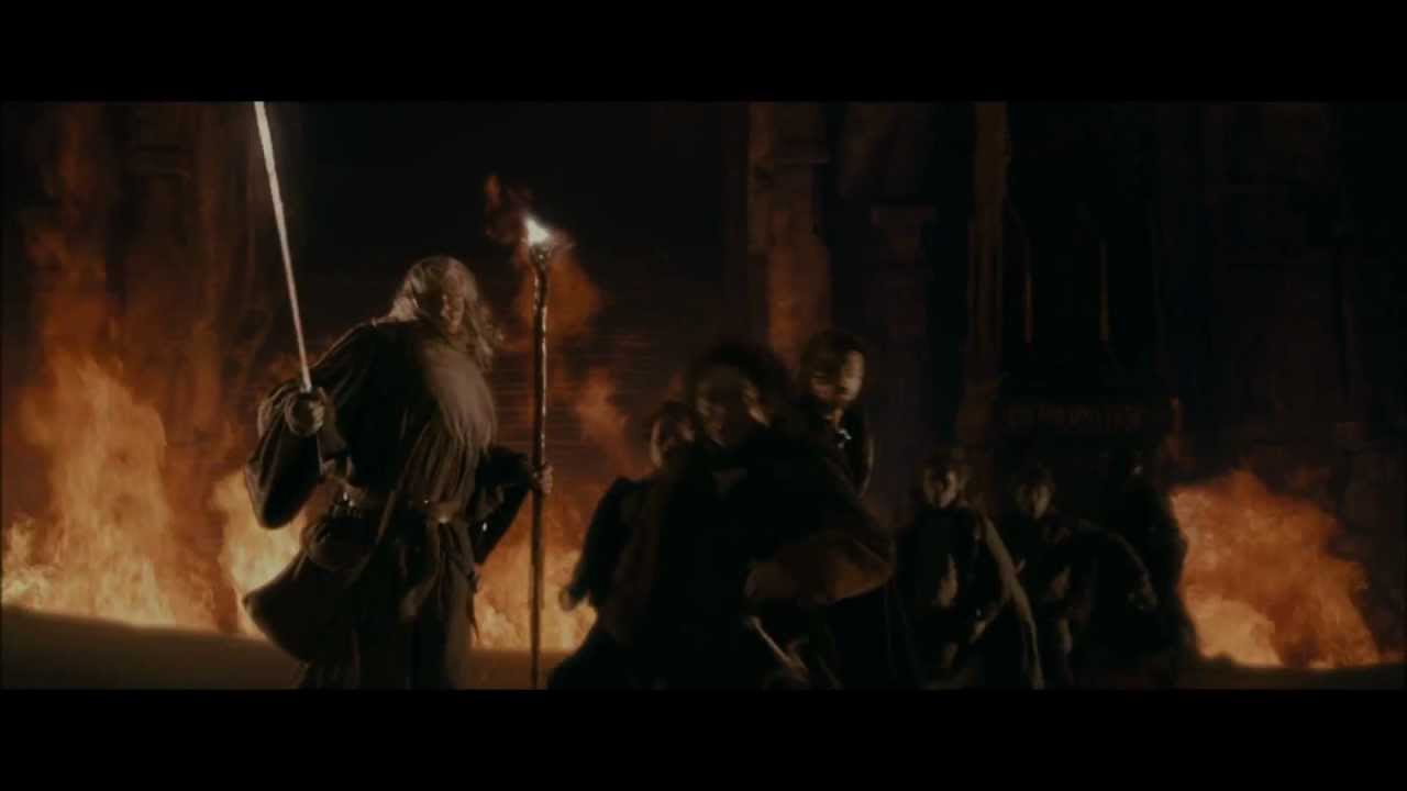 LOTR The Fellowship of the Ring - The Fall of Gandalf