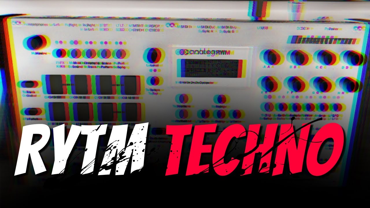 Analog Rytm Techno Tutorial (No Samples)