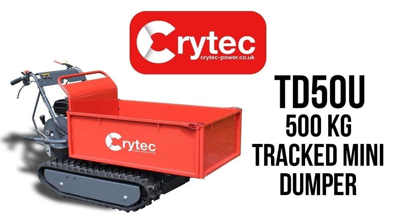 Crytec TD50U 500kg Tracked Mini Dumper