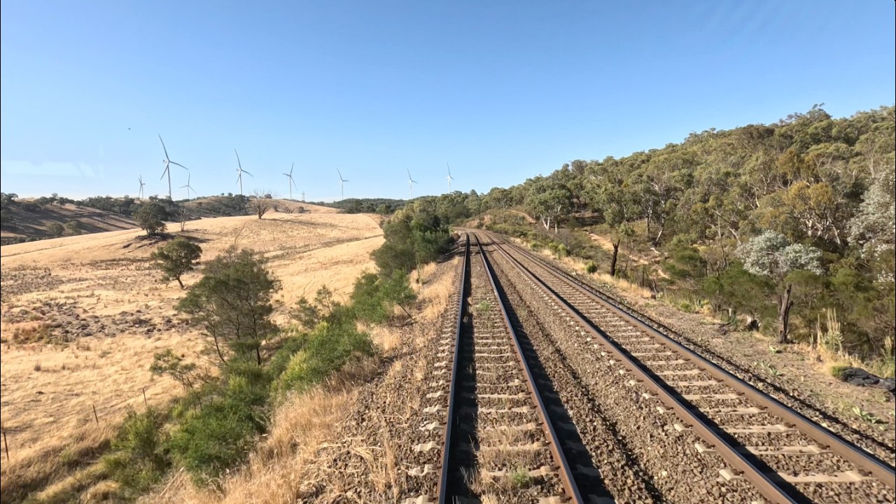 Moss Vale To Yass Junction Empty Grain Train - Cab View