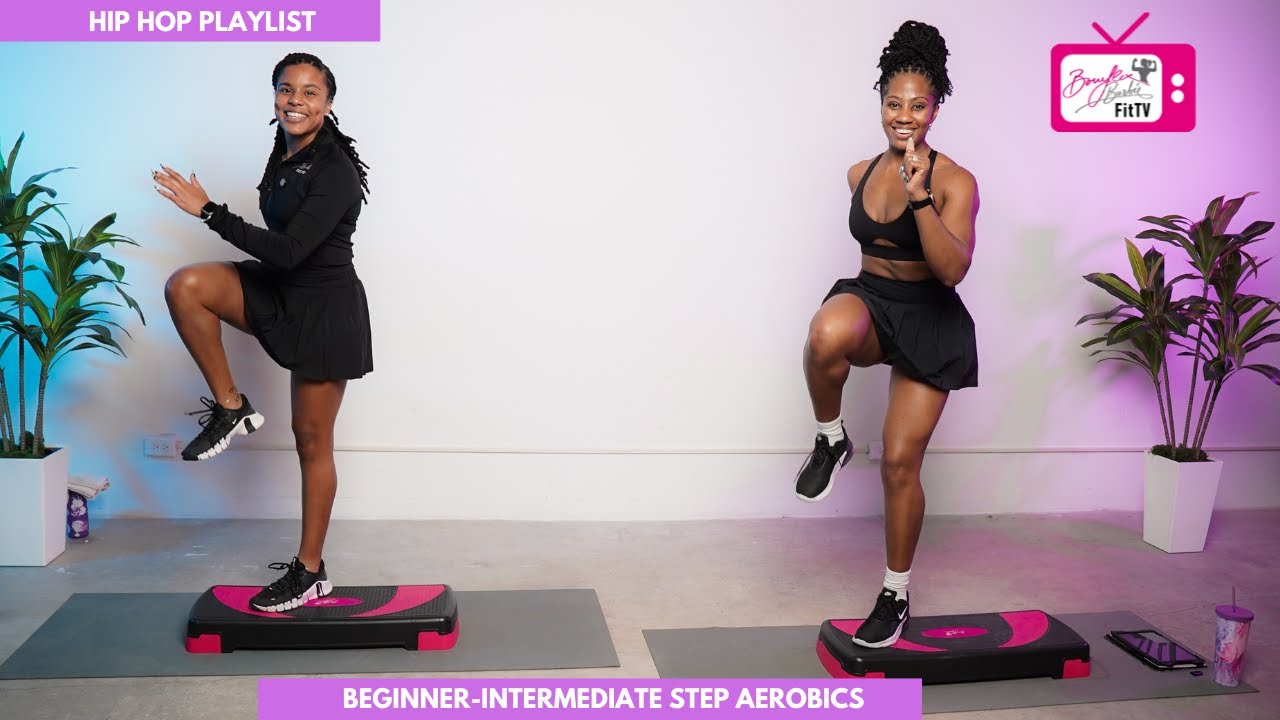 Flex Squad - 45 Mins Step Aerobics [ BEGINNER/INTERMEDIATE ] Hip Hop Playlist