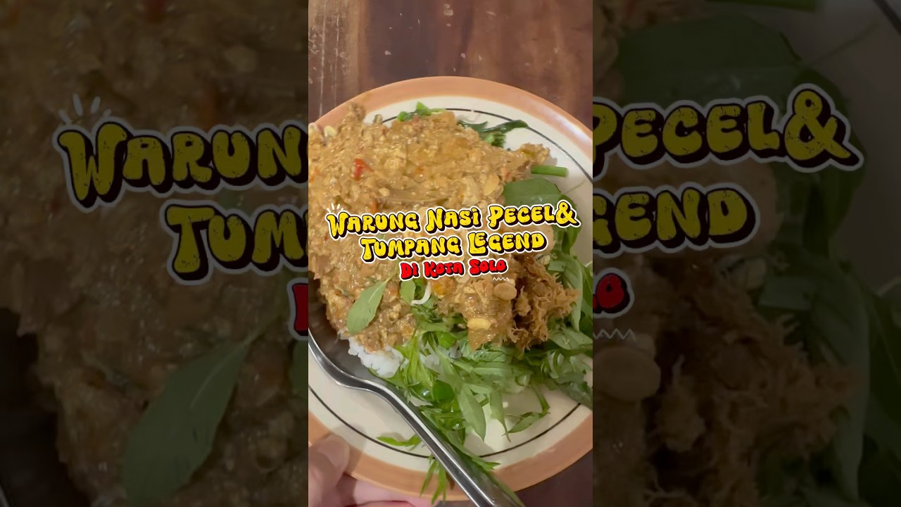 Warung Nasi Pecel dan Tumpang Bu Kis #warungnasipecel #nasitumpang #kulinersolo #makandisolo #fyp