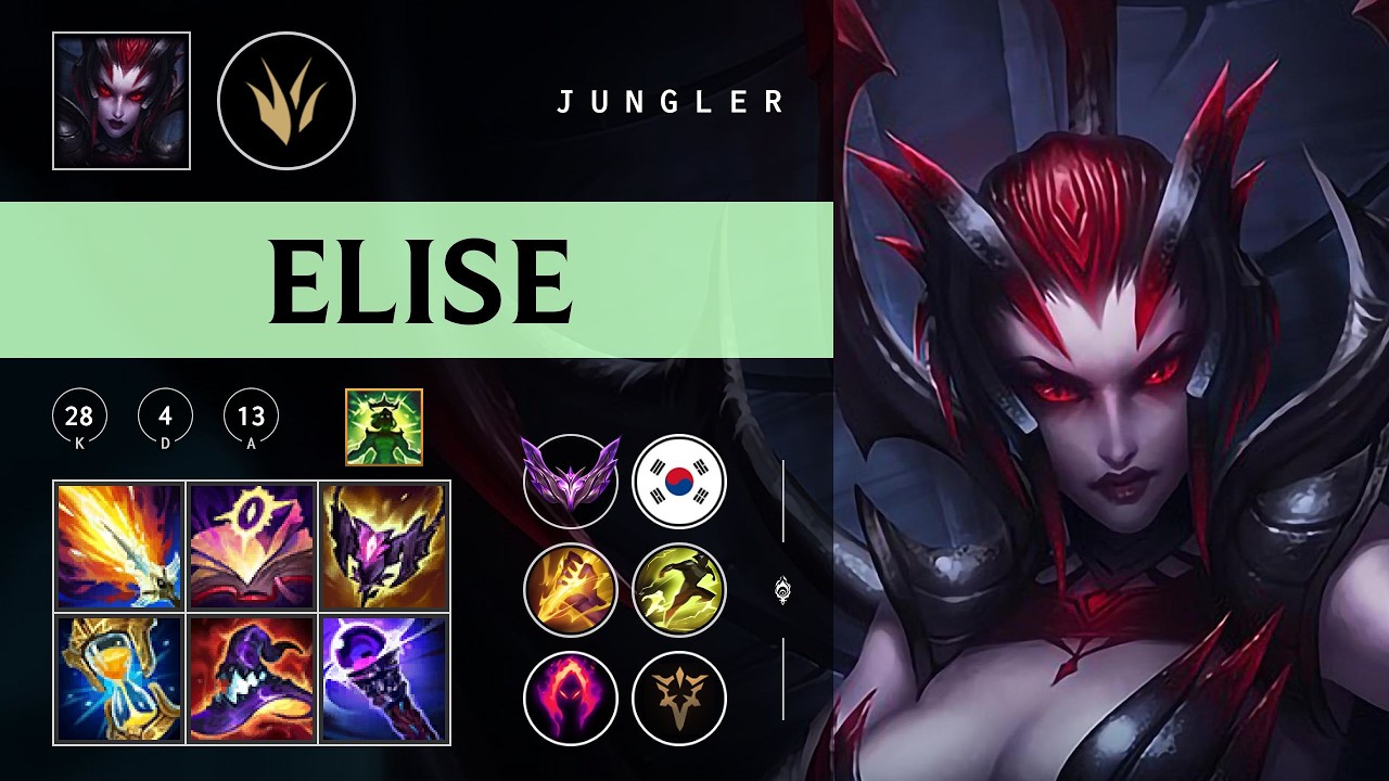 Elise Jungle vs Lee Sin - KR Master Patch 26.07