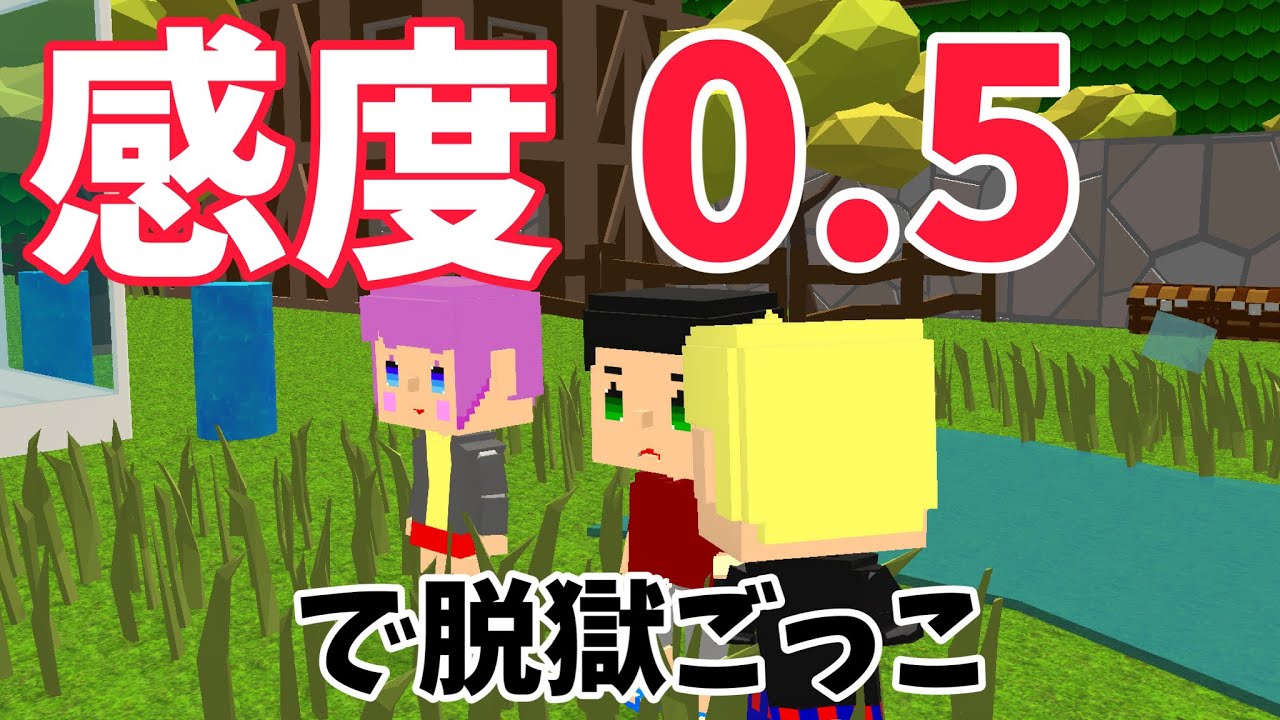 感度0.5でやってみたらやばかった【脱獄ごっこ】
