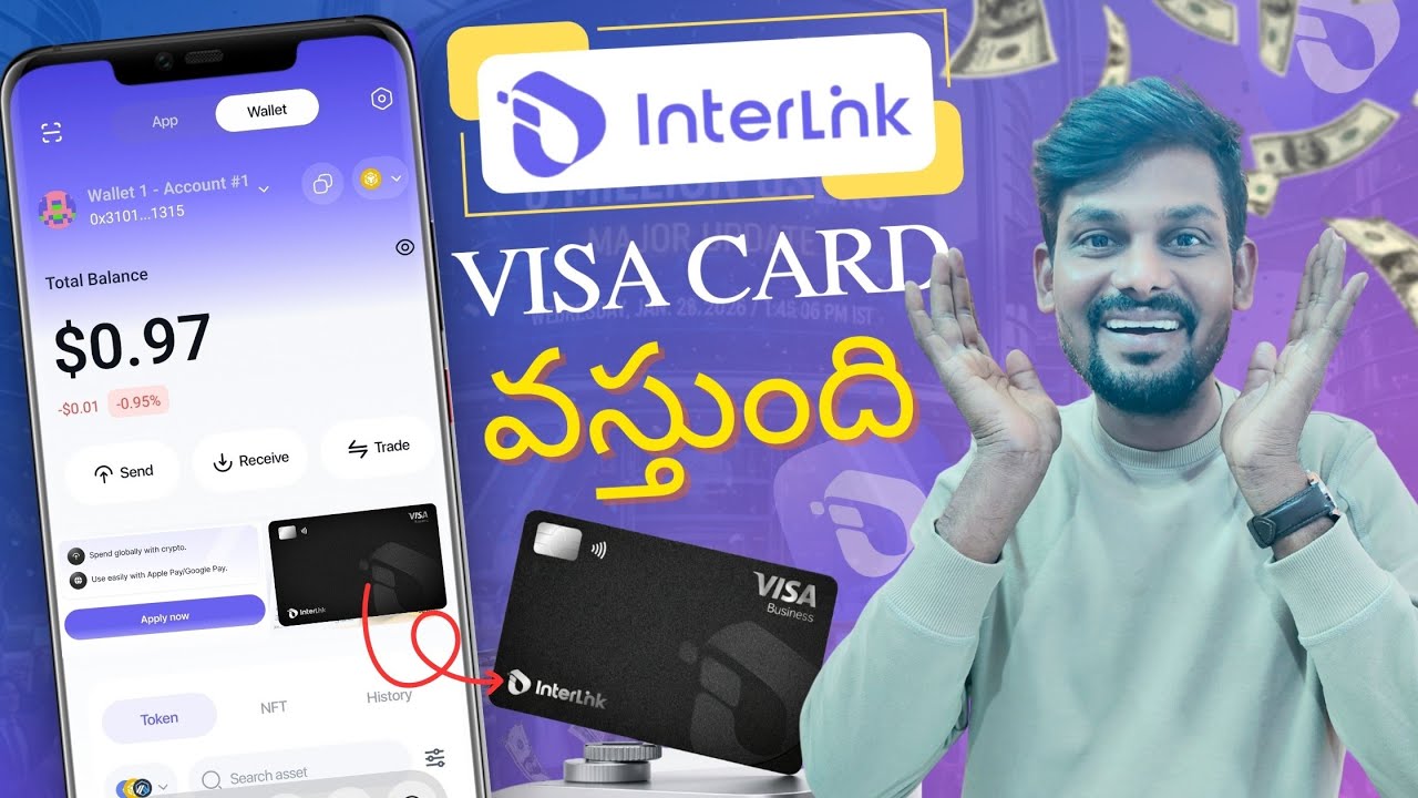 InterLink latest update today | The InterLink Visa Card will be launched inside the ITLX Wallet 
