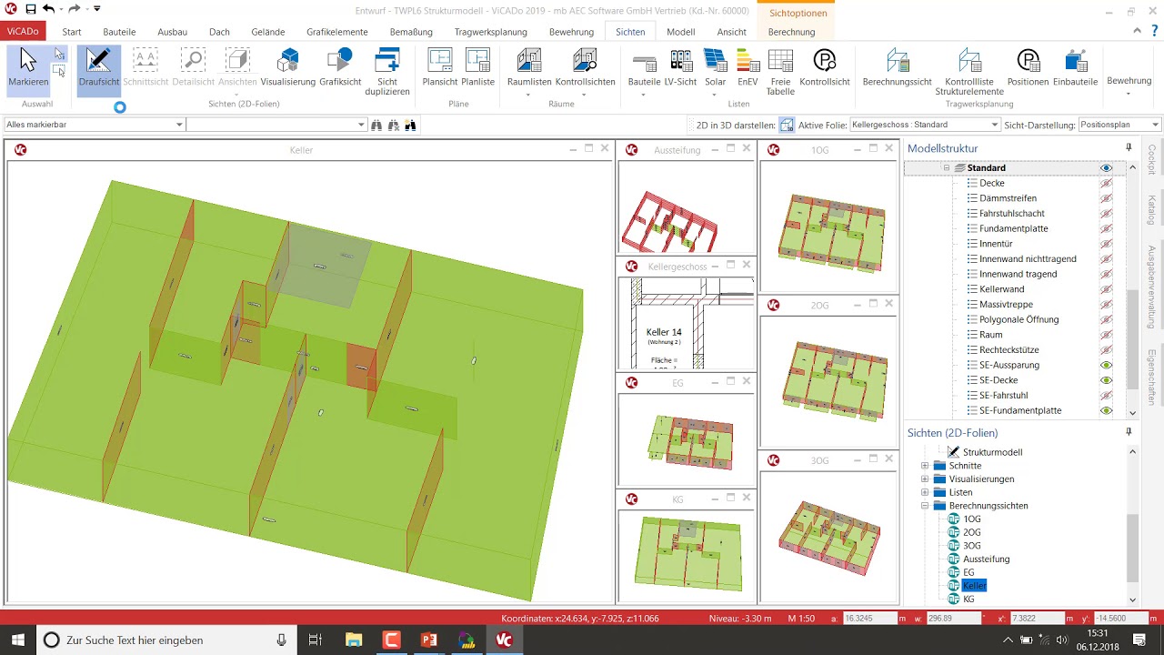 Das Strukturmodell - mb WorkSuite 2019