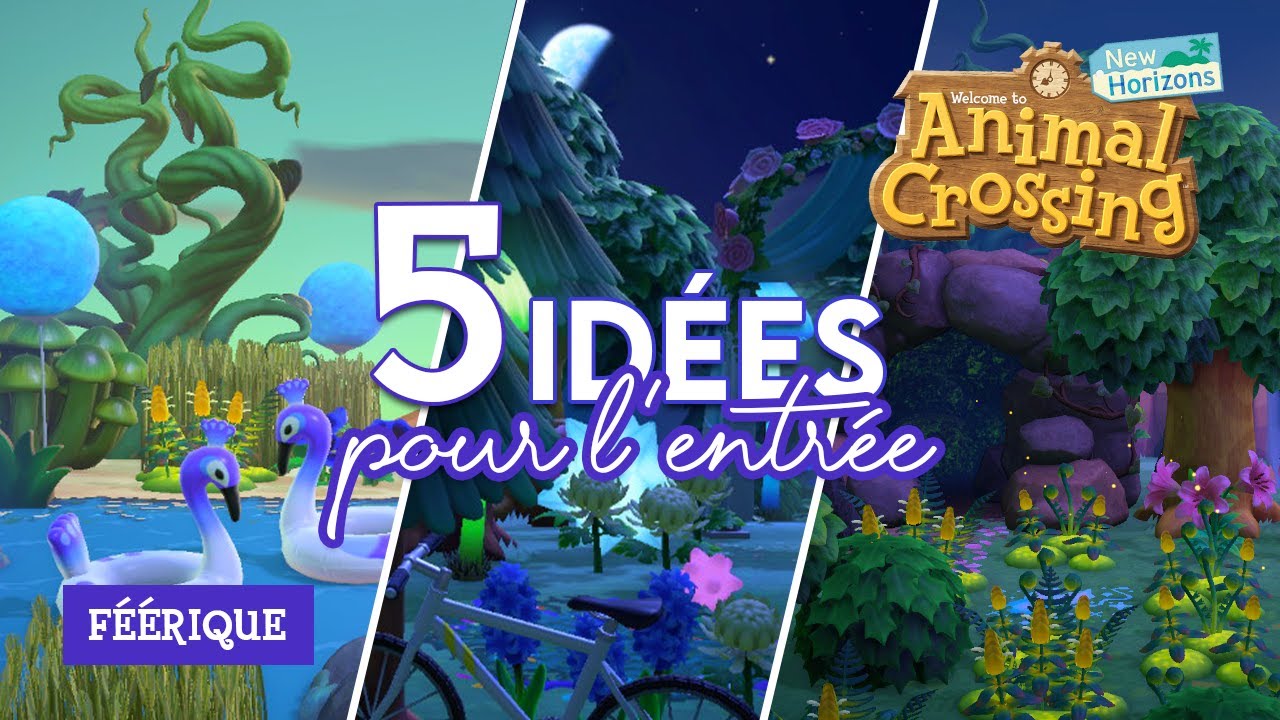 5 IDÉES D'ENTRÉE THÈME FÉÉRIQUE ✨️ - ANIMAL CROSSING NEW HORIZONS