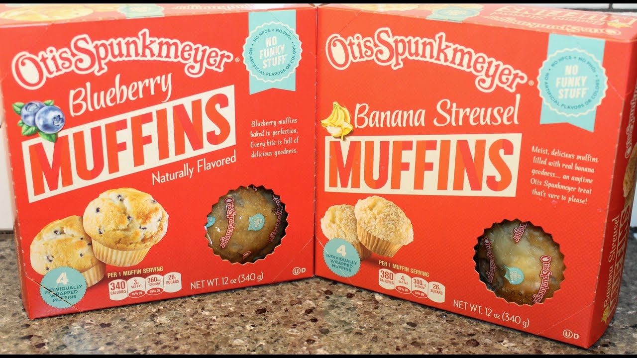 Otis Spunkmeyer Blueberry Muffins & Banana Streusel Muffins Review