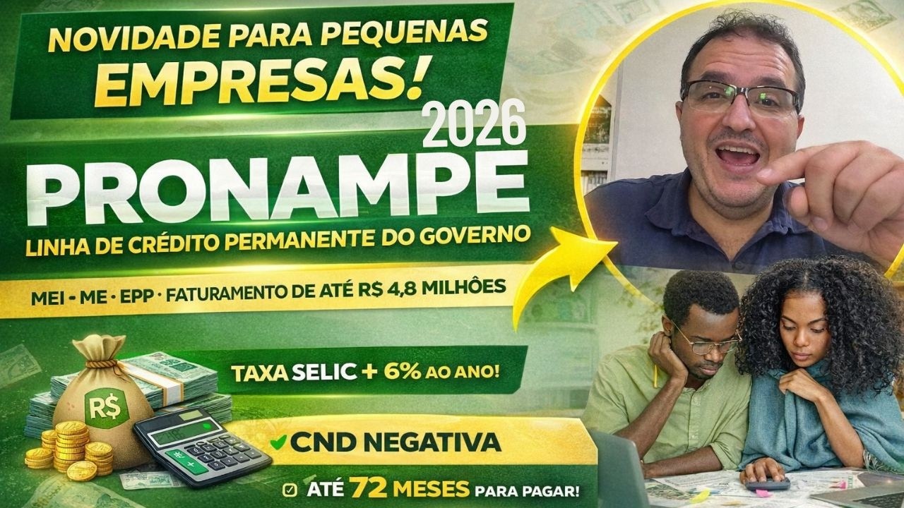 PRONAMPE 2026: At&eacute; R$ 250 MIL Liberados! Veja Como Conseguir (Passo a Passo) #evertonduran