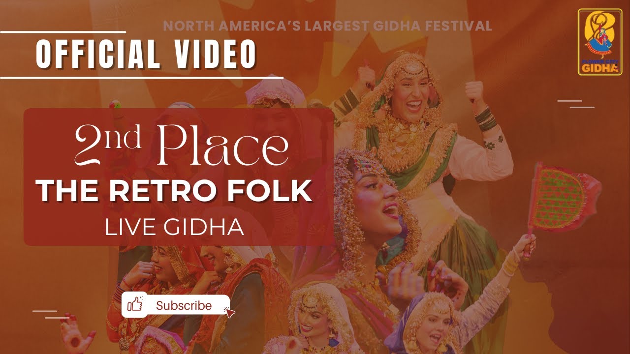 THE RETRO FOLK ACADEMY || 2nd Place || Flower City Gidha 2025 || Live Gidha Category