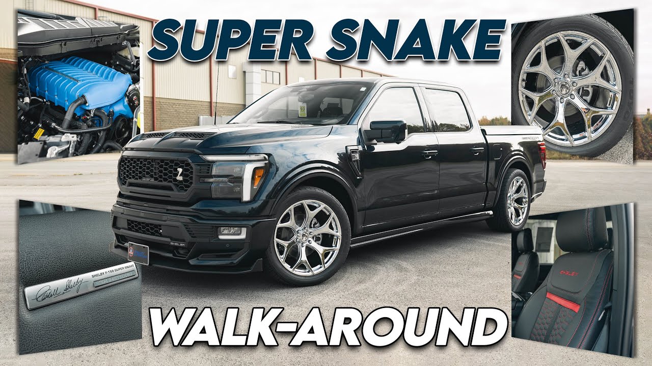 WALKING AROUND A 2024 SHELBY SUPER SNAKE F-150! (UNCUT)