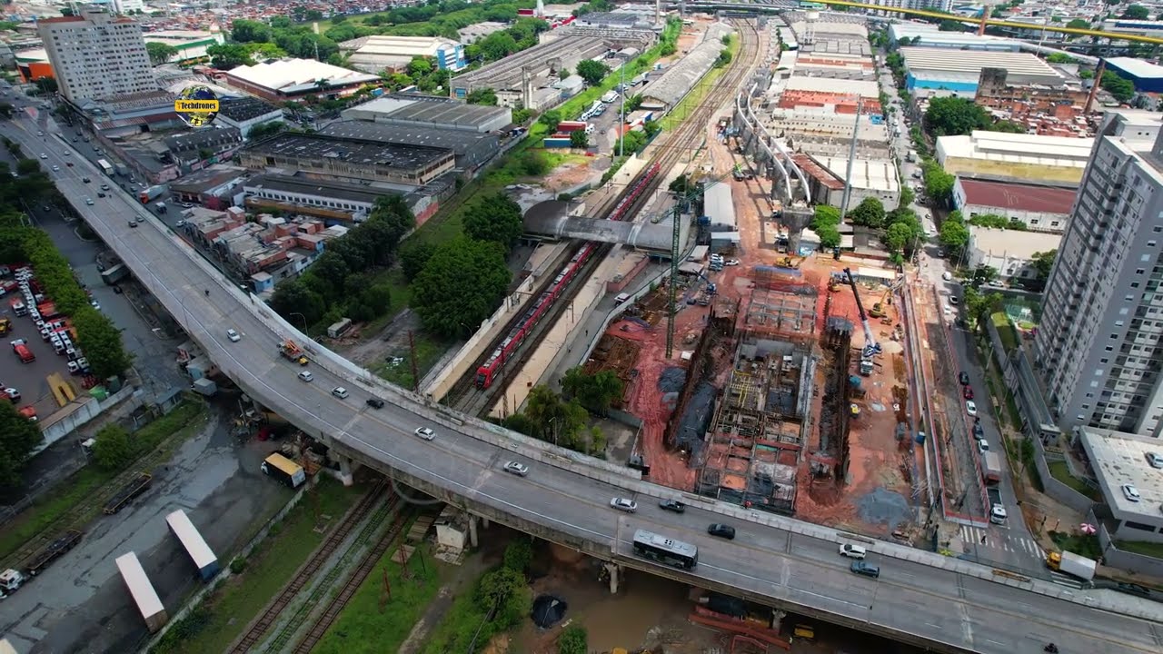 OBRAS LINHA 15 PRATA ESTAÇÃO IPIRANGA VOLTAMOS PRA CONFERIR EM JANEIRO DE 2026
