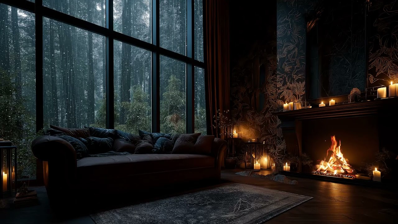 Soft Forest Rain for Deep Sleep (3 Hours) 🌧️ Anxiety & Stress Relief