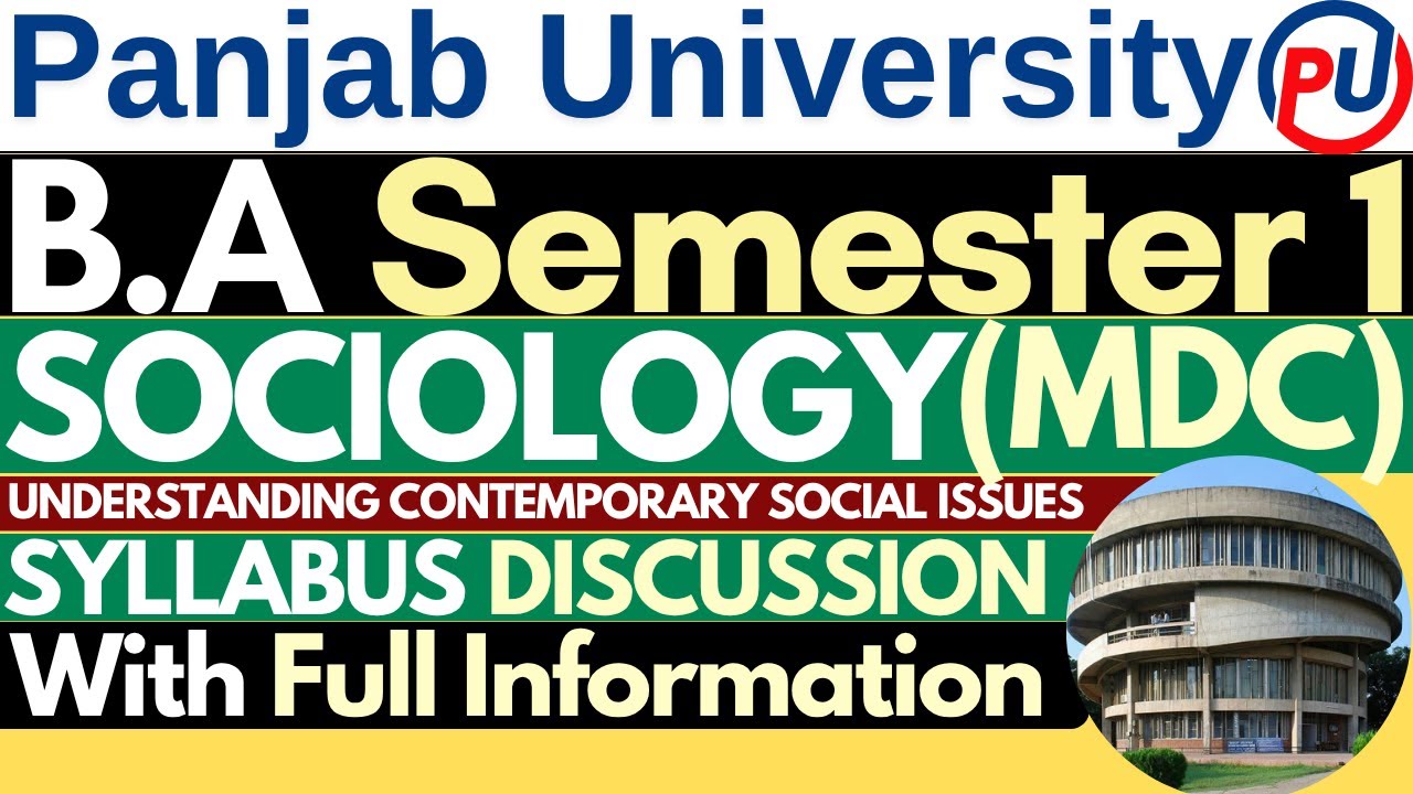 Understanding Contemporary Social Issues | MDC Sociology Semester 1 | Sociology MDC semester 1 | PUC