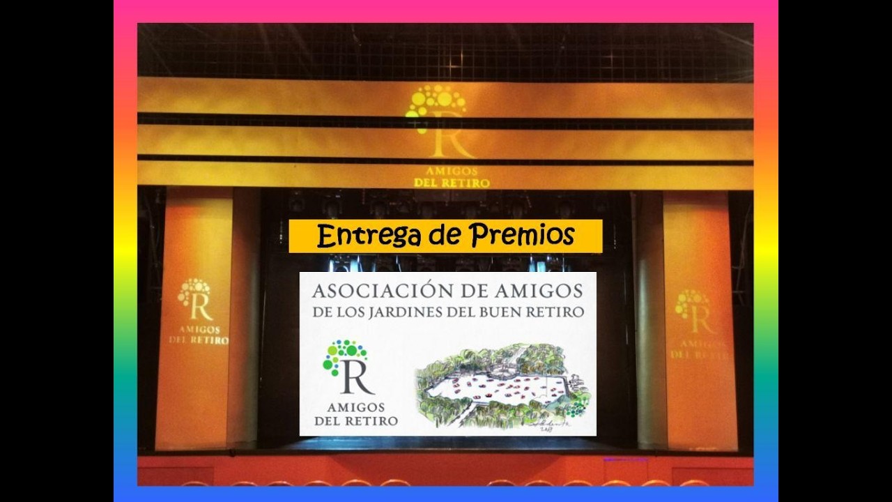 Entrega de los Premios AMIGOS de Los JARDINES de EL BUEN RETIRO