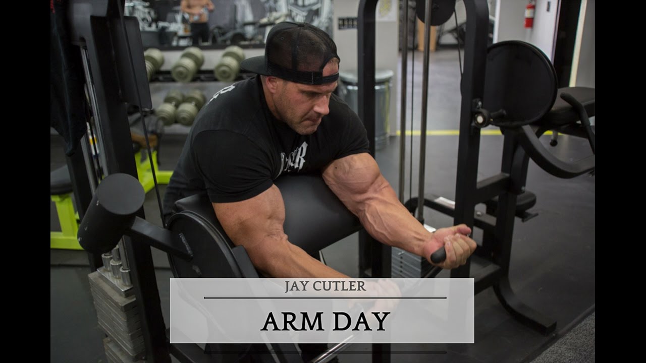 Jay Cutler Blasting Arms